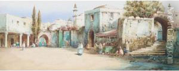 In Old Algeria Oil Painting - Cyril Hardy