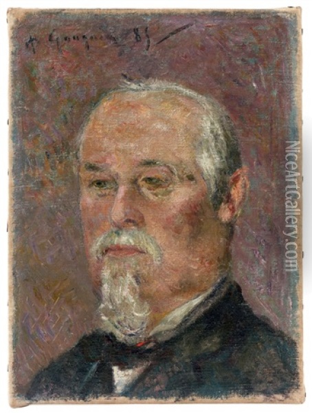 Portrait De Philibert Favre Oil Painting - Paul Gauguin