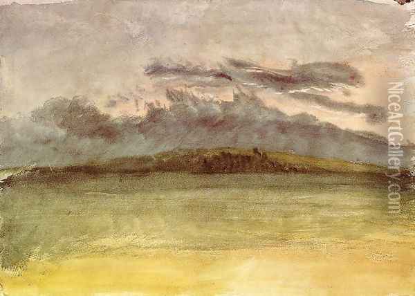Storm-Clouds: Sunset Oil Painting - Joseph Mallord William Turner