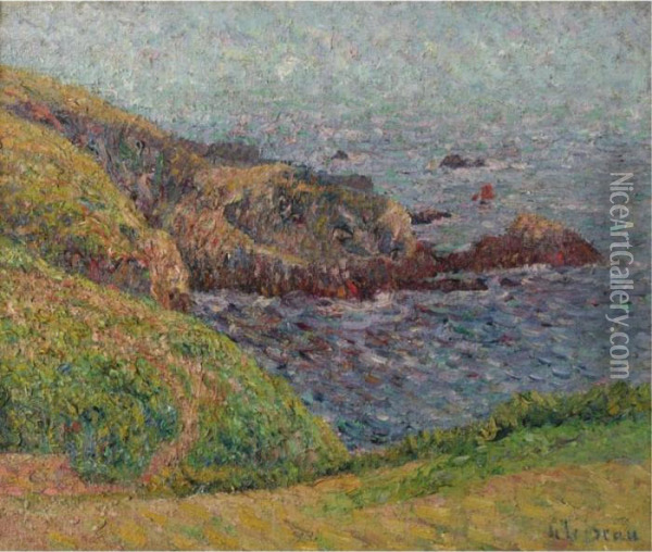 Le Bras De Mer Oil Painting - Gustave Loiseau