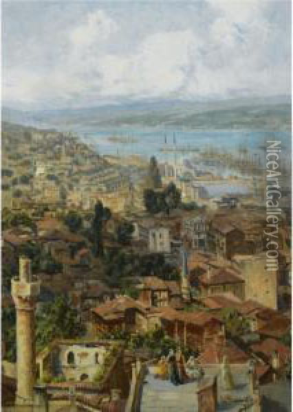 Constantinople Oil Painting - Ruppert Otto Von