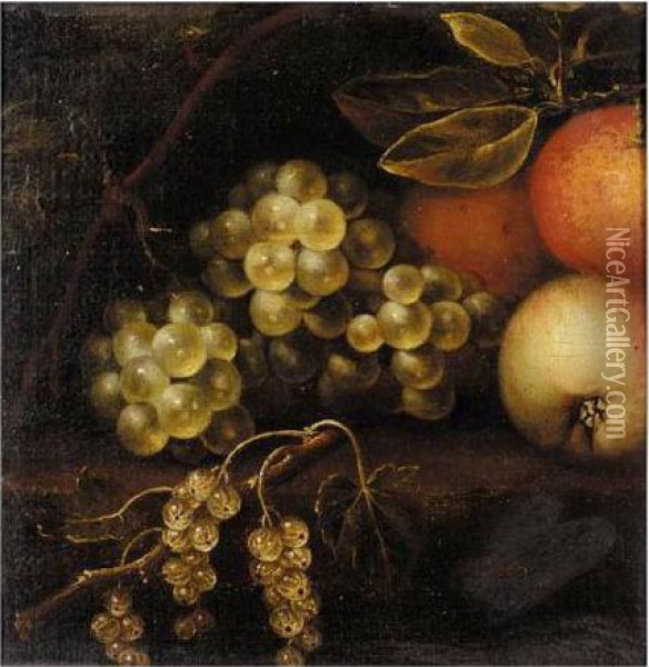 Still Life Of Fruit Oil Painting - William Sartorius