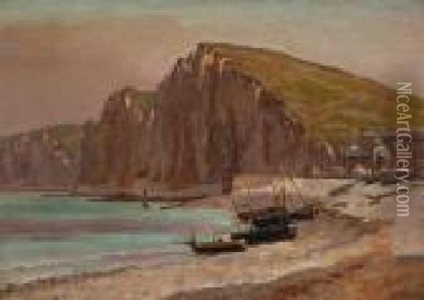 Coastal Scenes (2) Oil Painting - William Baptiste Baird