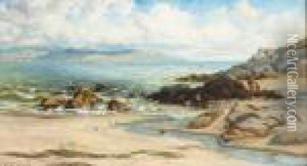 Kilkeiran Bay, Connemara Oil Painting - Thomas Rose Miles