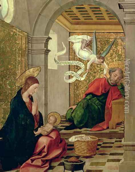 The Dream of St Joseph Oil Painting - Borgona Juan de