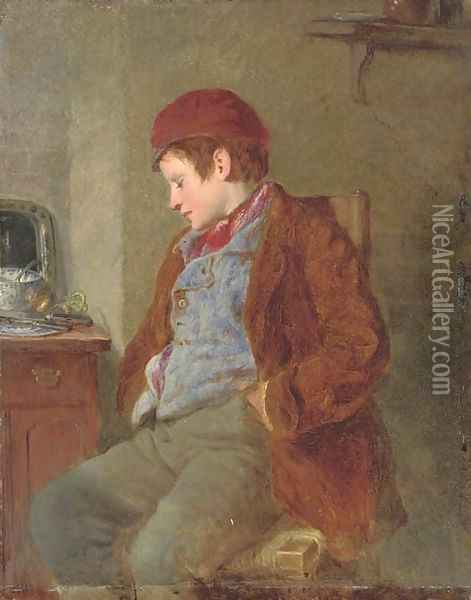 Forty winks Oil Painting - William Henry Knight
