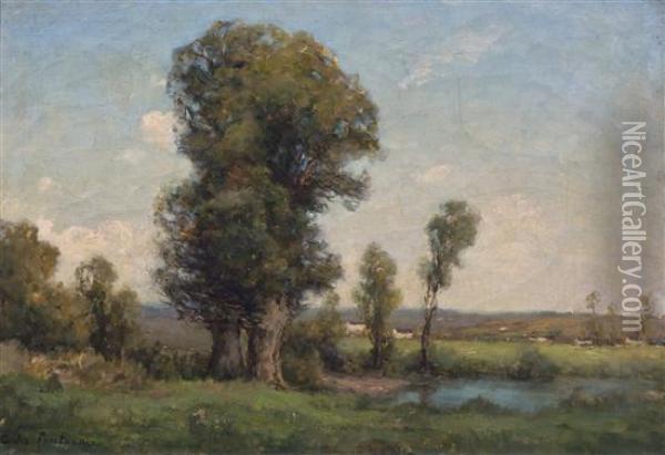 The Clearing Oil Painting - Des Andre Fontaines