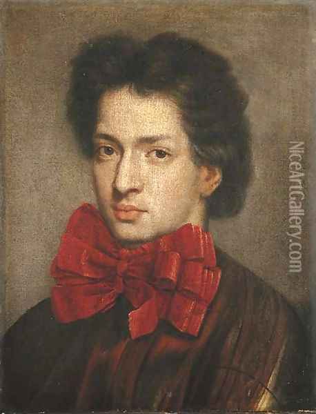 Portrait of a gentleman Oil Painting - Jacob Ferdinand Voet