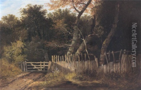Kimberly Park, Norfolk Oil Painting - John Berney Ladbrooke