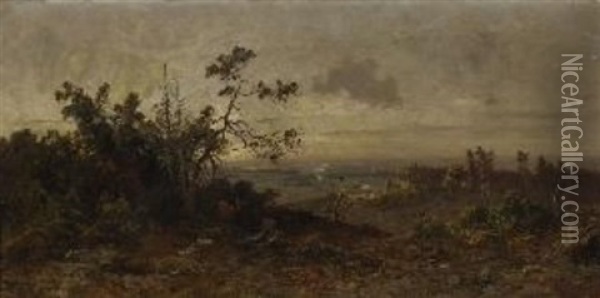 Waldlichtung Mit Rehen Oil Painting - Eduard Schleich the Younger