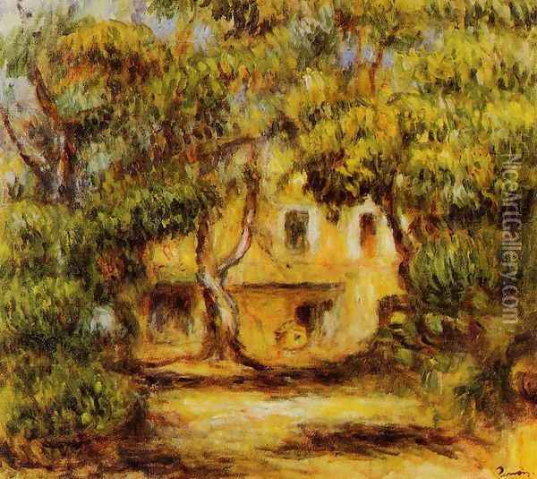 The Farm At Collettes Oil Painting - Pierre Auguste Renoir