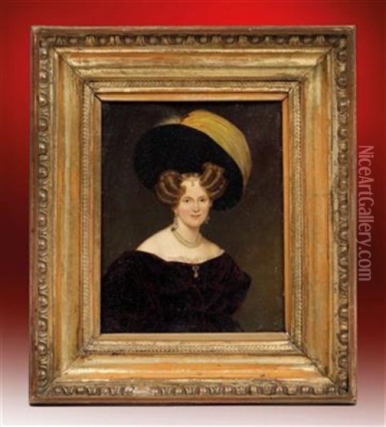 Countess Sidonie Potocka De Ligne Oil Painting - Emanuel Thomas Peter