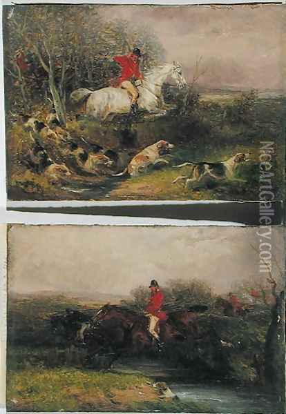 A Southerly Wind and a Cloudy Sky Proclaim it a Hunting Morning 2 Oil Painting - William Joseph Shayer