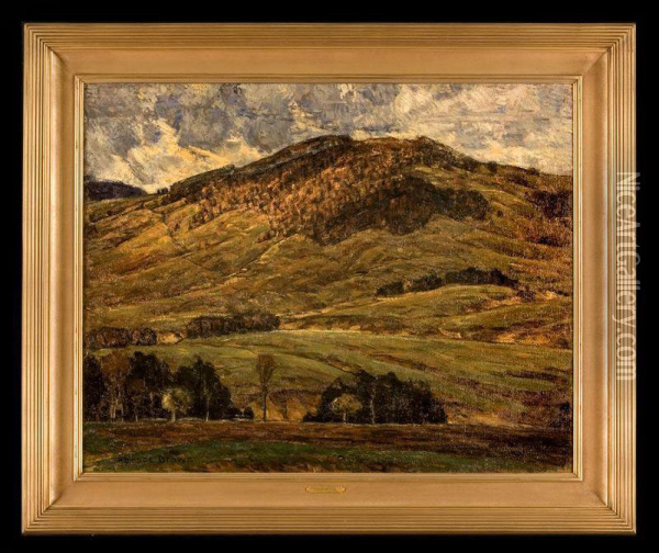 Panoramic Landscape Oil Painting - Horace Brown