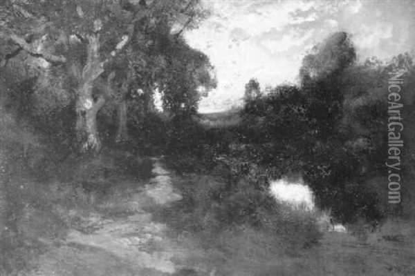 Twilight Landscape Oil Painting - William Keith