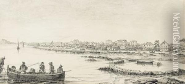 Le Port De St-raphael En 1885 Oil Painting - Edward Lamson Henry