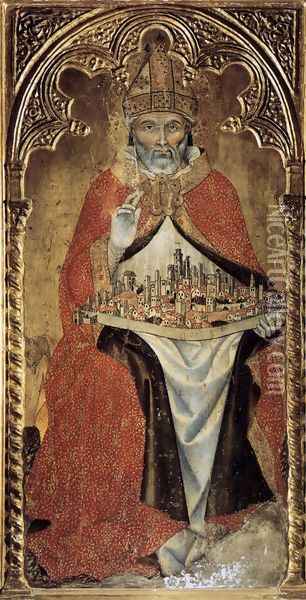 San Gimignano c. 1391 Oil Painting - Taddeo Di Bartolo