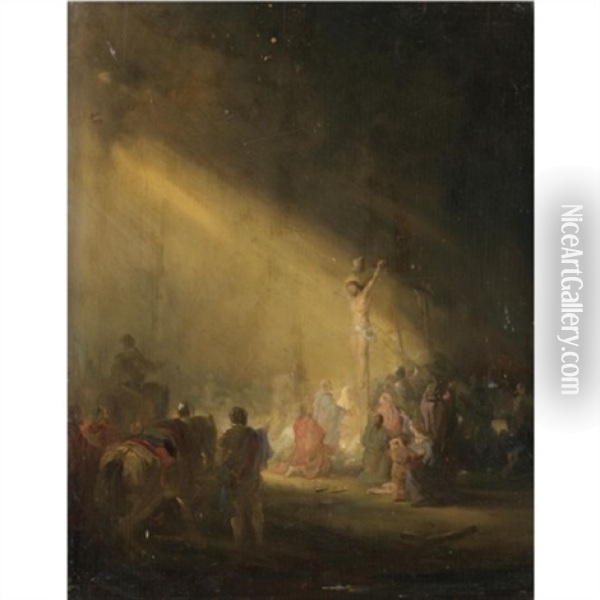 The Crucifixion Oil Painting -  Rembrandt van Rijn