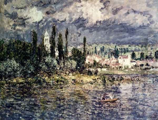 Landscape With Thunderstorm Oil Painting - Claude Oscar Monet