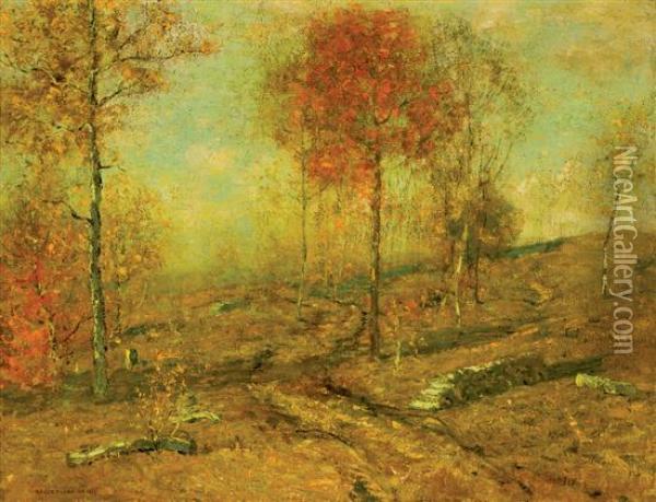 Autumn Oil Painting - Bruce Crane