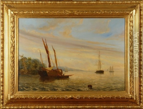 Marine Oil Painting - Hermann Kramer