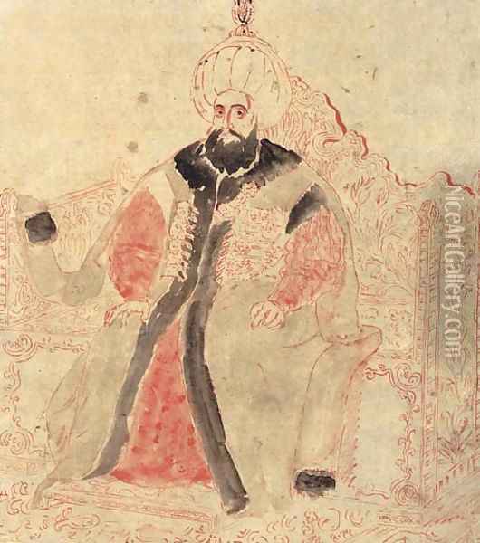 Mehmet II, Sultan of the Ottoman Empire Oil Painting - Eugene Delacroix