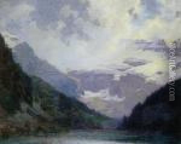 Lake Louise Oil Painting - Edward Henry Potthast
