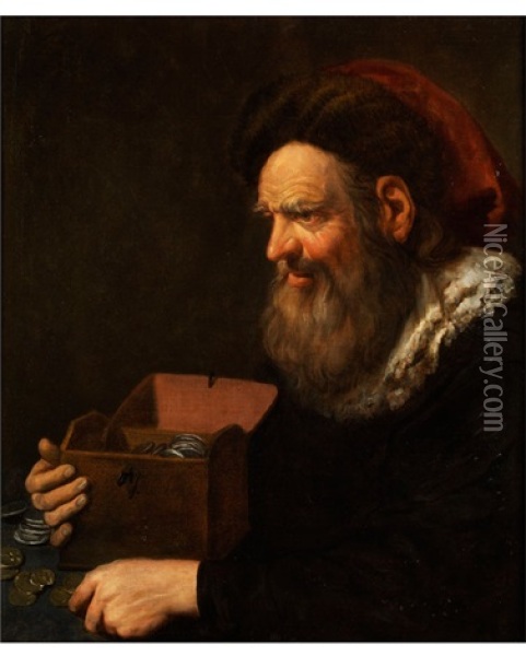 Der Geldzahler Oil Painting -  Rembrandt van Rijn
