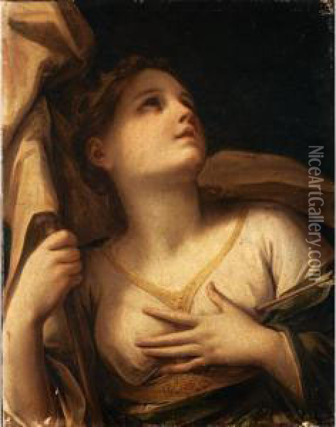 Sant'orsola Oil Painting - Marcantonio Franceschini