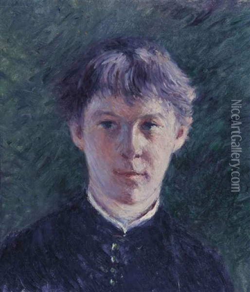 Portrait D'un Collegien Oil Painting - Gustave Caillebotte