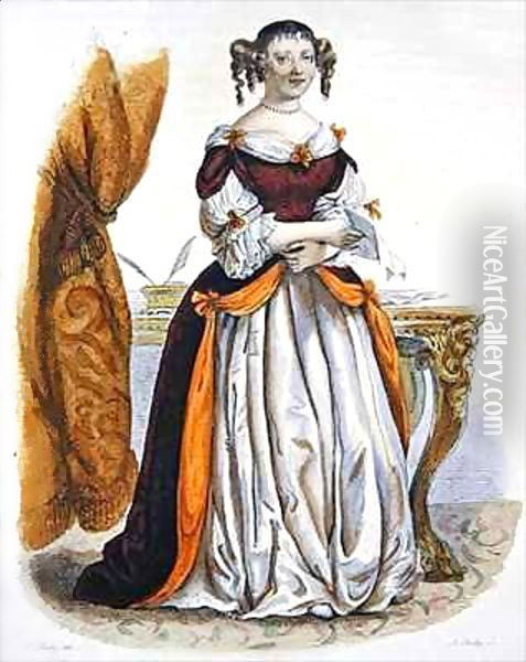 Portrait of Madame de Sevigne Oil Painting - Julien Leopold Boilly