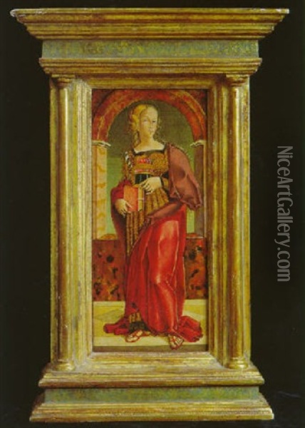 Die Heilige Maria Magdalena Oil Painting - Bernardino di Mariotto