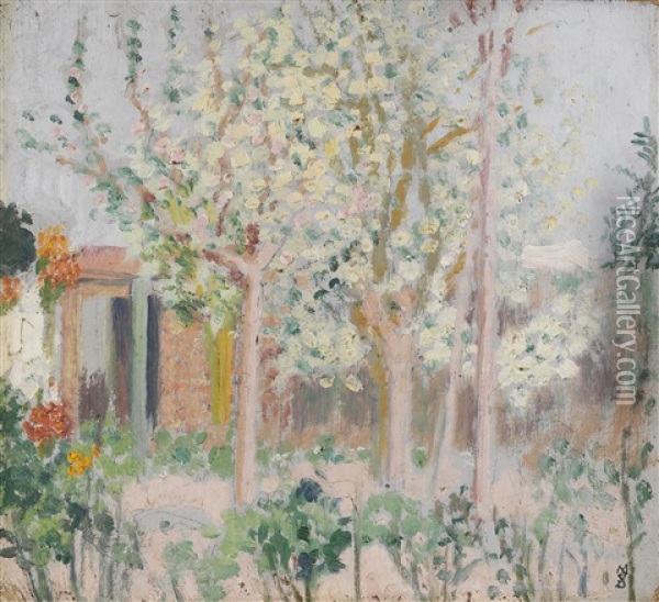Bouquet D'arbres En Fleurs (studie Fur Leternel Printemps) Oil Painting - Maurice Denis