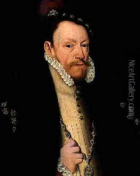 Thomas Radcliffe 3rd Earl of Sussex 1526-83 Oil Painting - Mor, Sir Anthonis (Antonio Moro)