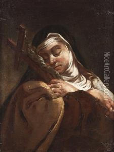 Saint Theresa Of Avila Oil Painting - Federico Bencovich