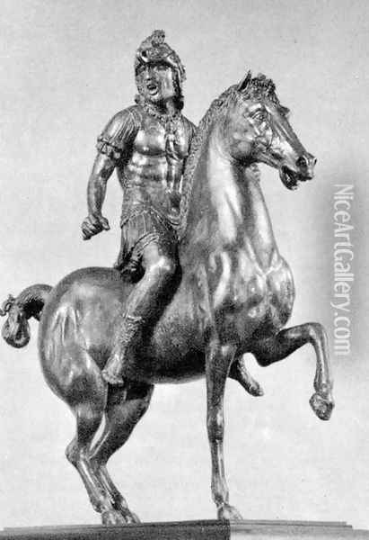 Mounted Warrior Oil Painting - Il Riccio