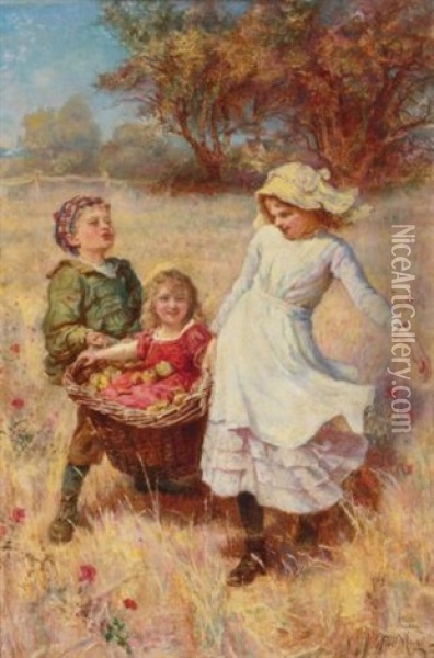 A Heavy Load Oil Painting - Frederick Morgan