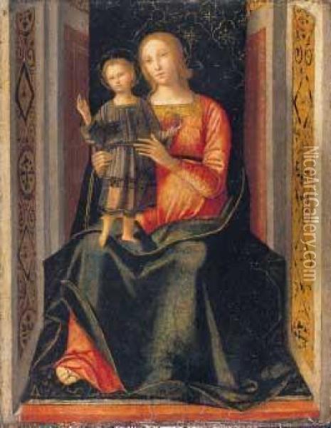 Madonna Con Il Bambino Oil Painting - Galeazzo Campi