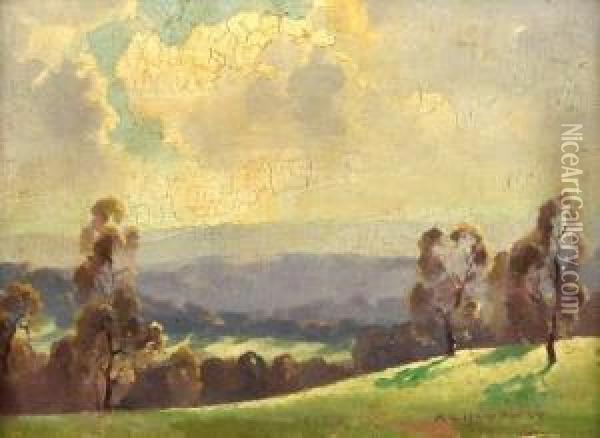 The Valley Oil Painting - Albert Ernest Newbury