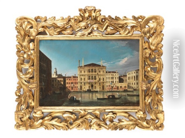 The Grand Canal With The Palazzo Balbi Seen From The East Oil Painting -  Master of the Langmatt Foundation Views