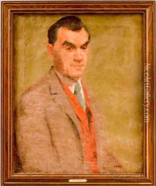 Portrait Of A Gentleman Oil Painting - Edward Henry Potthast