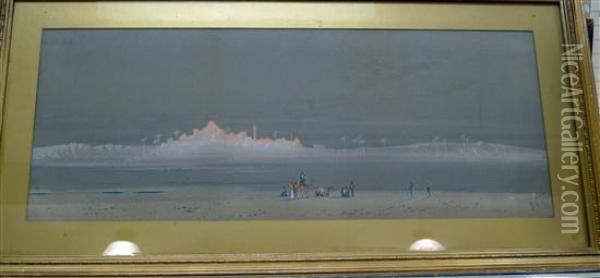 Views Along The Nile Oil Painting - Harry Stanton Lynton