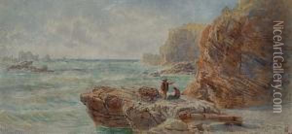 Polperro, Cornwall Oil Painting - John Mogford