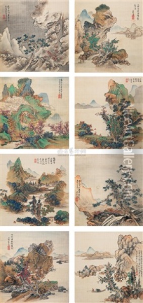 Landscape (12 Works) Oil Painting -  Lan Ying