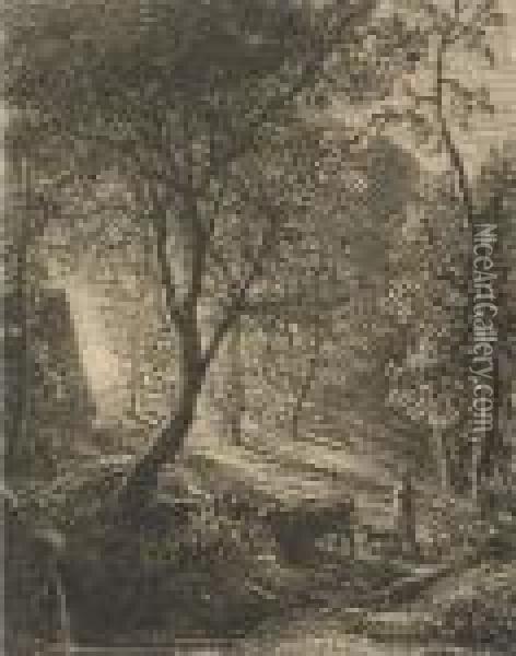 The Willow (lister 1) Oil Painting - Samuel Palmer