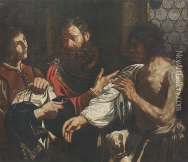 Ritorno Del Figliol Prodigio Oil Painting -  Guercino