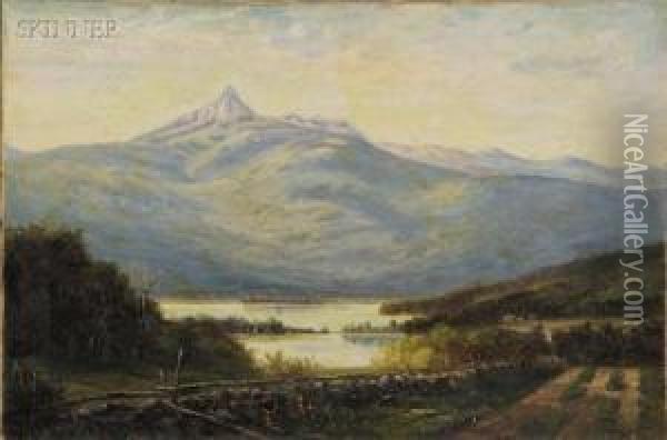 Mt. Chocorua From Tamworth, N.h. Oil Painting - Frank Henry Shapleigh