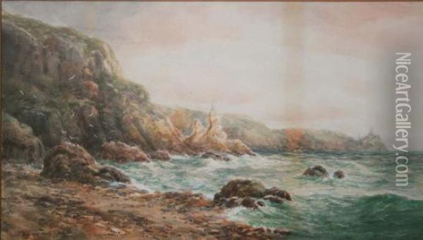 Candlestick Bay, Howth, Co. Dublin Oil Painting - Alexander Williams