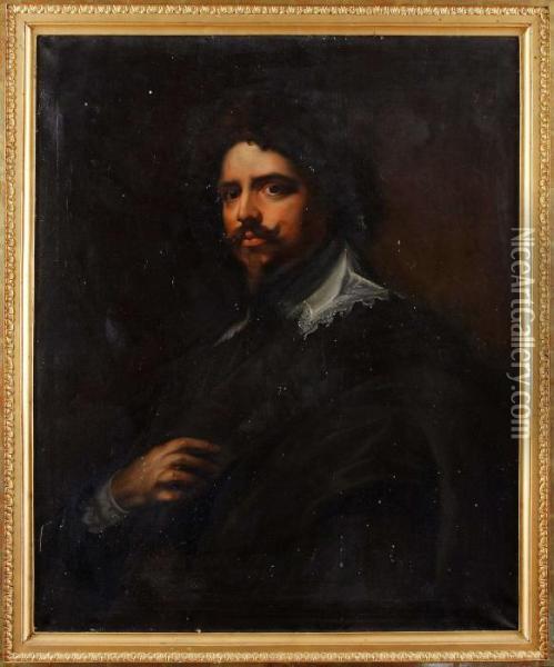 Portratt Av Adling Med Pipskagg Oil Painting - Sir Anthony Van Dyck