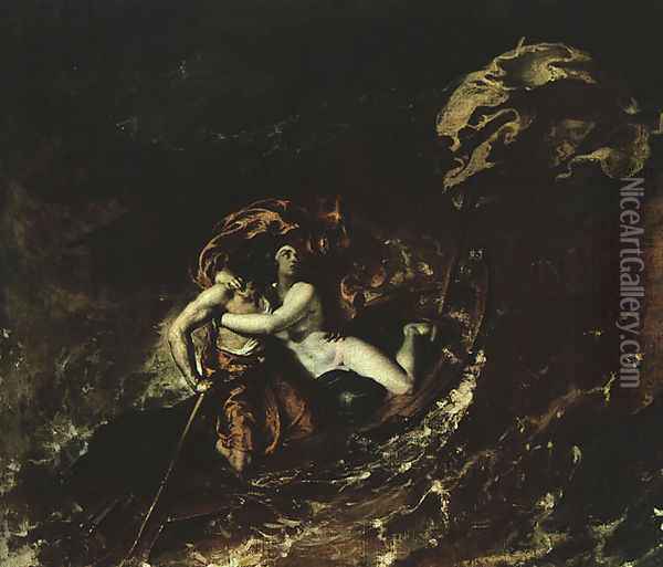 The Storm Oil Painting - William Etty